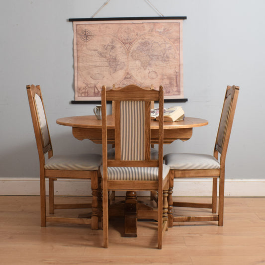 Old Charm Table and Four Chairs