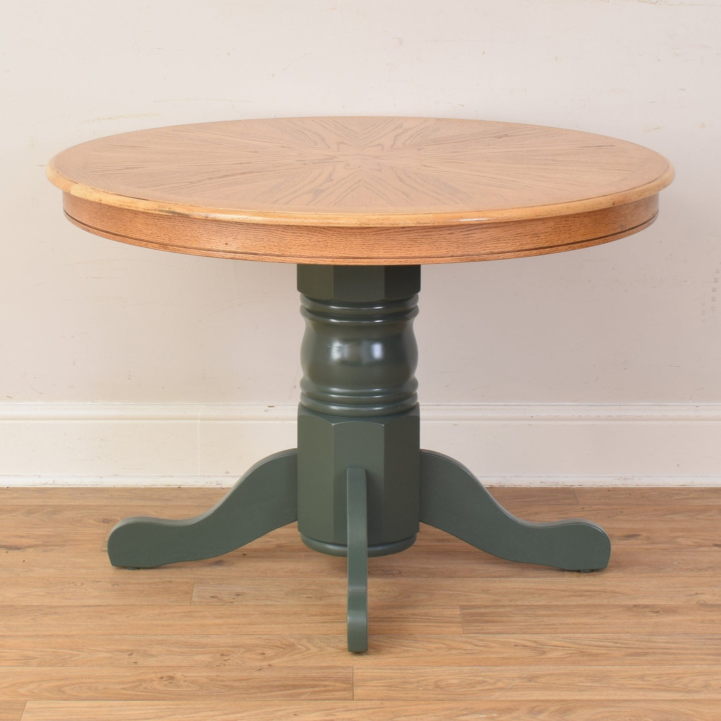 Painted Table And Four Chairs