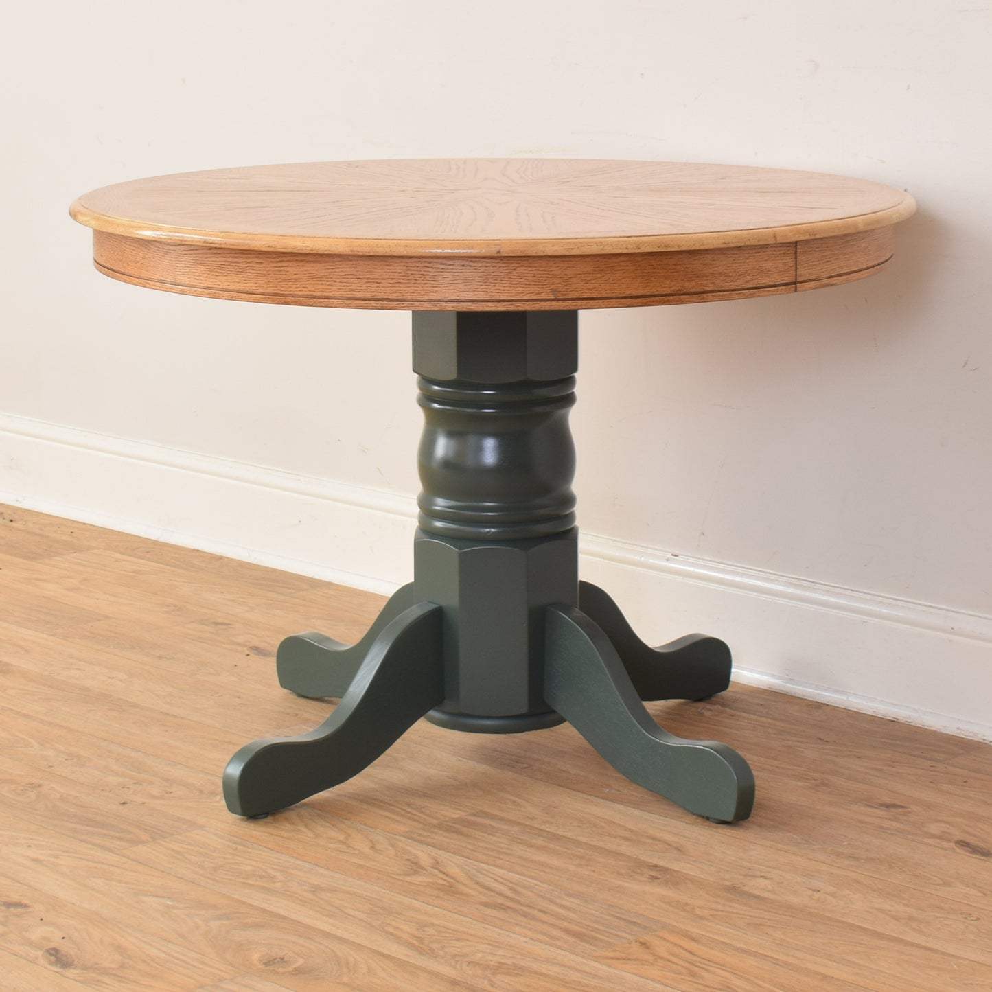 Painted Table And Four Chairs