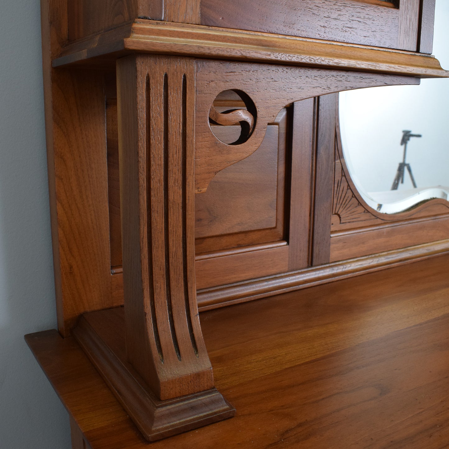 Walnut Mirror-back Sideboard