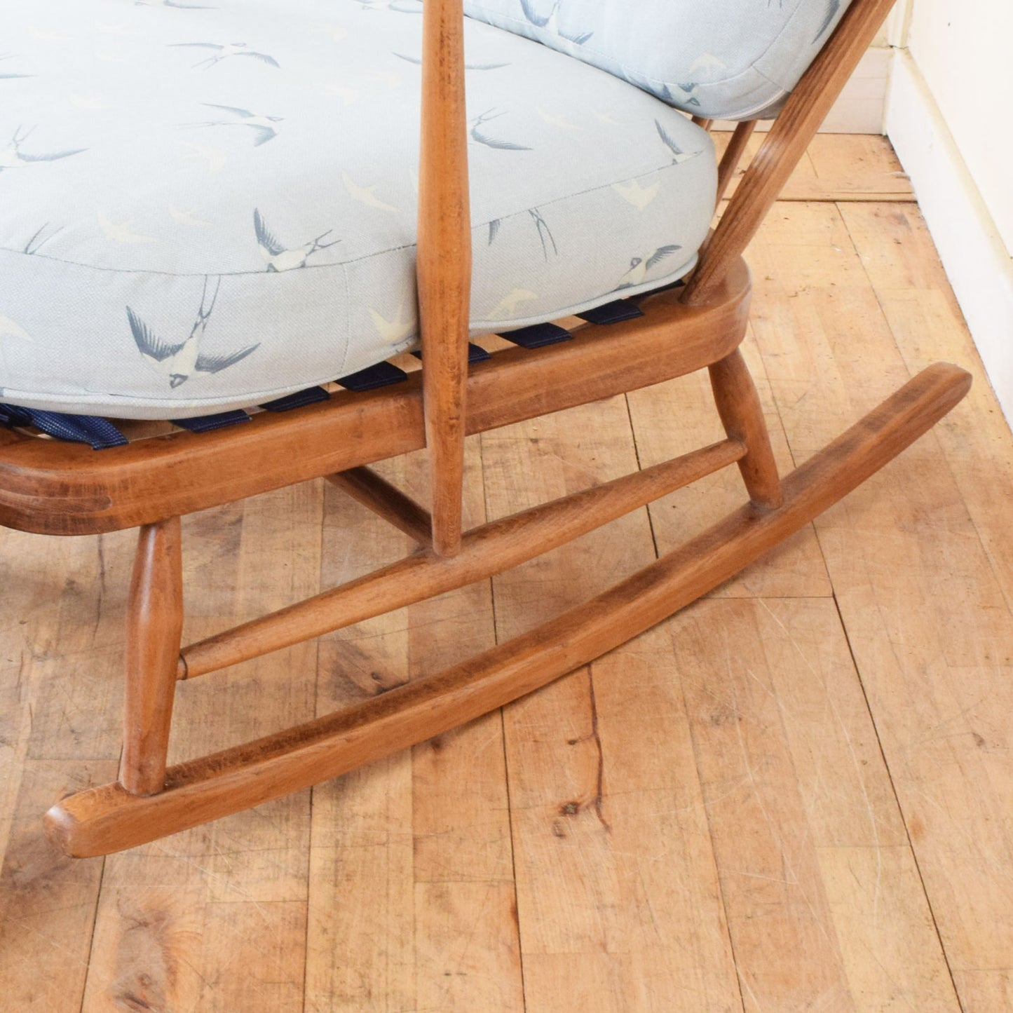 Ercol Rocking Chair and Foot Stool