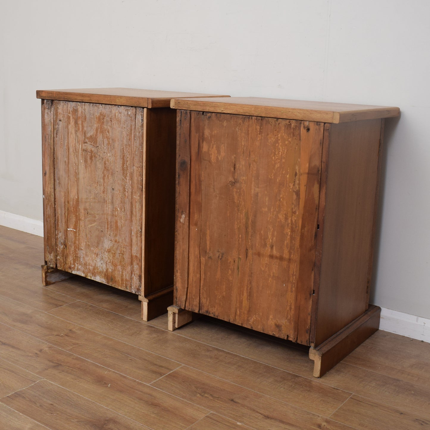 Pair of Oak Cabinets