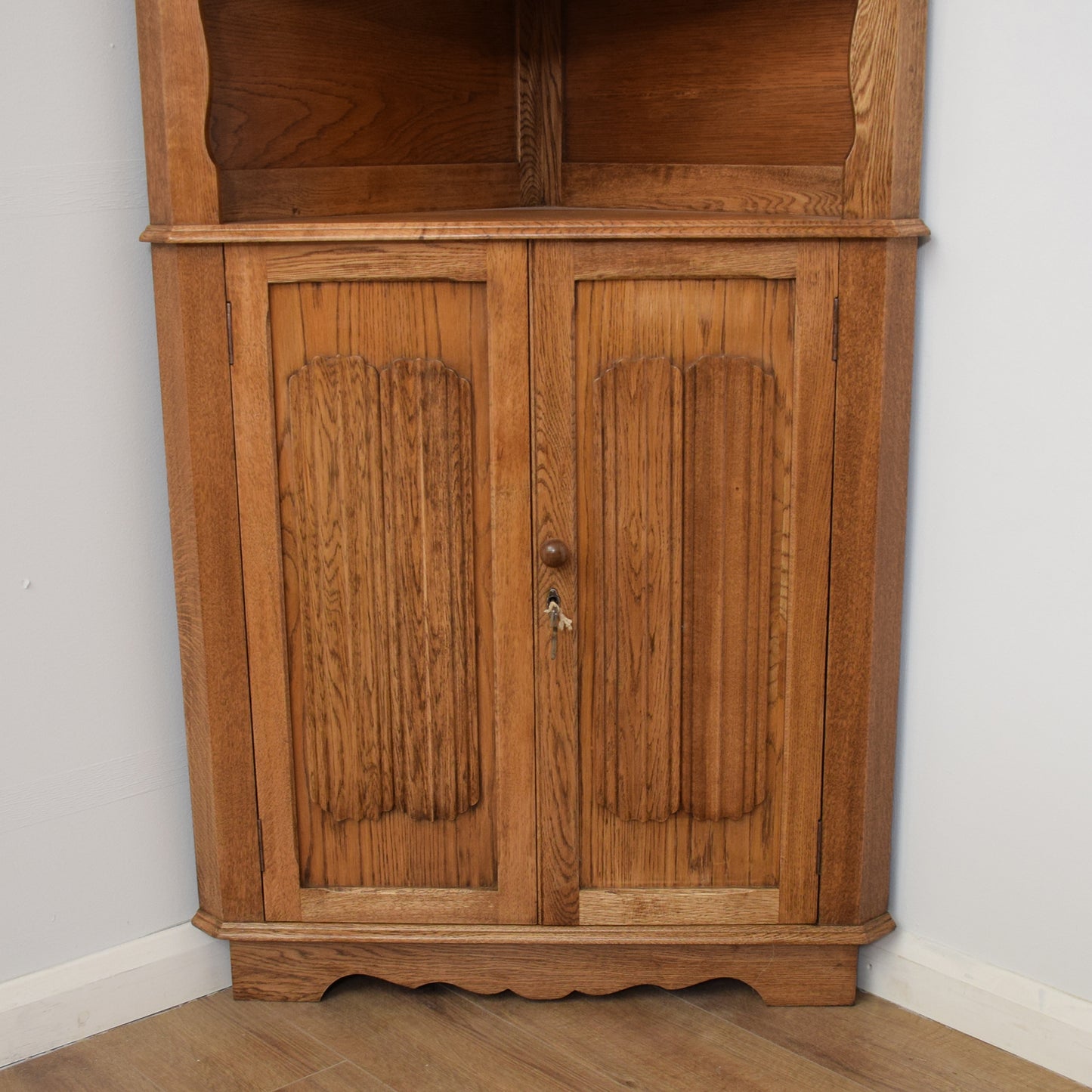 Restored Oak Corner Unit