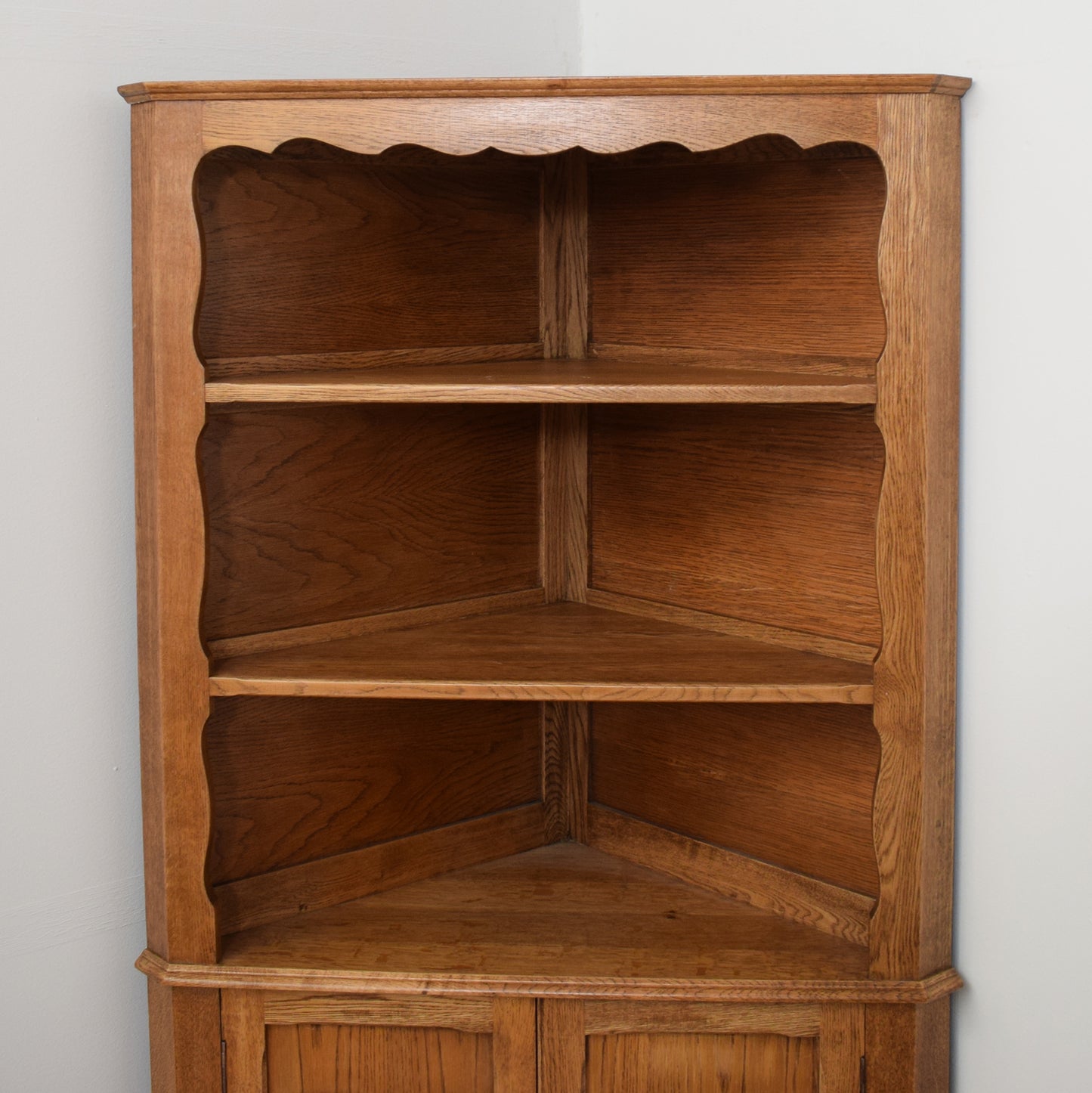 Restored Oak Corner Unit