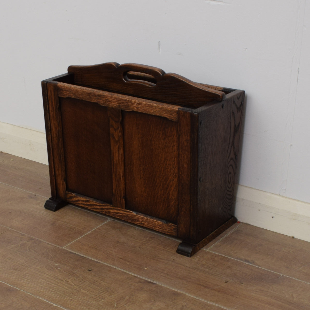 Oak Magazine Rack