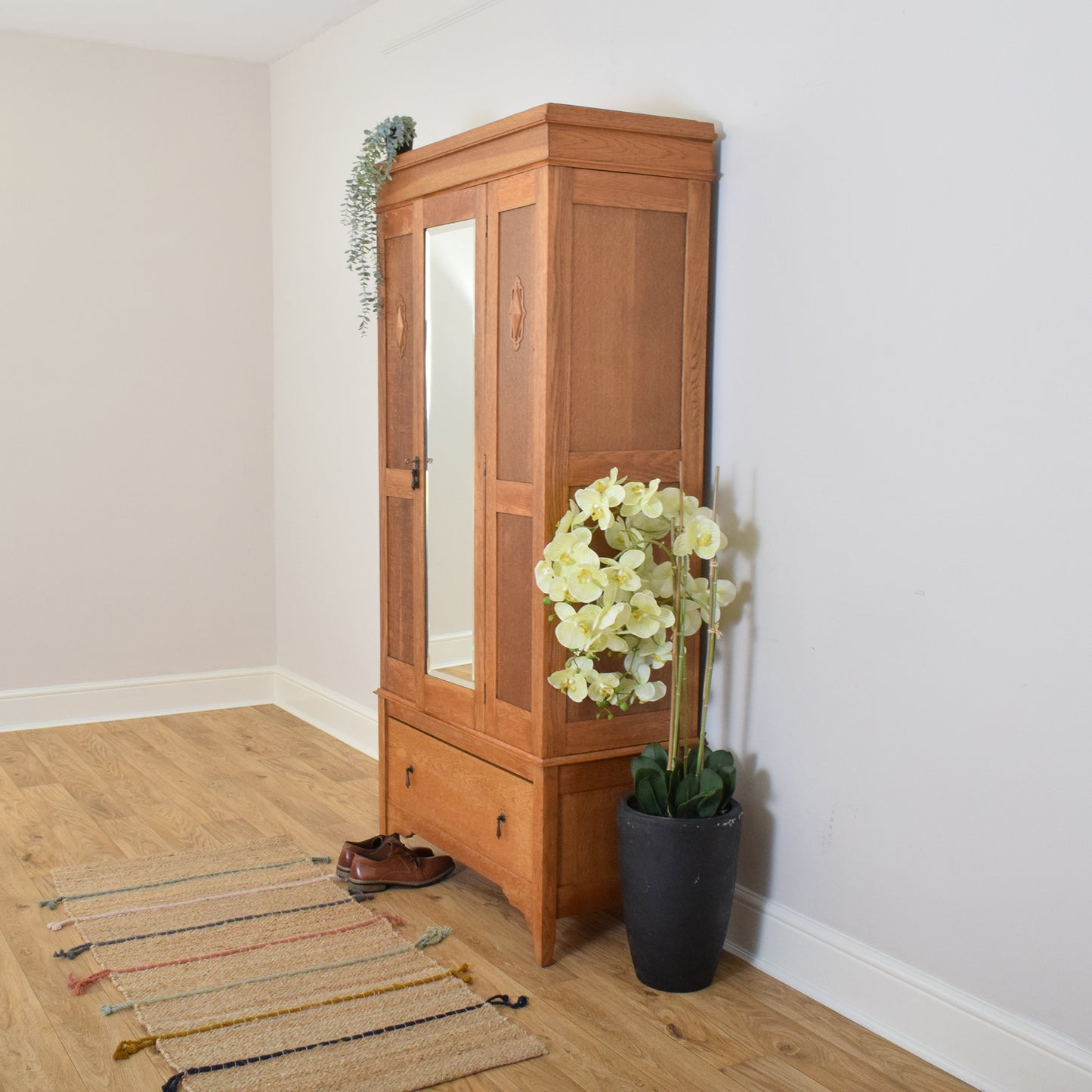Restored Oak Hallrobe