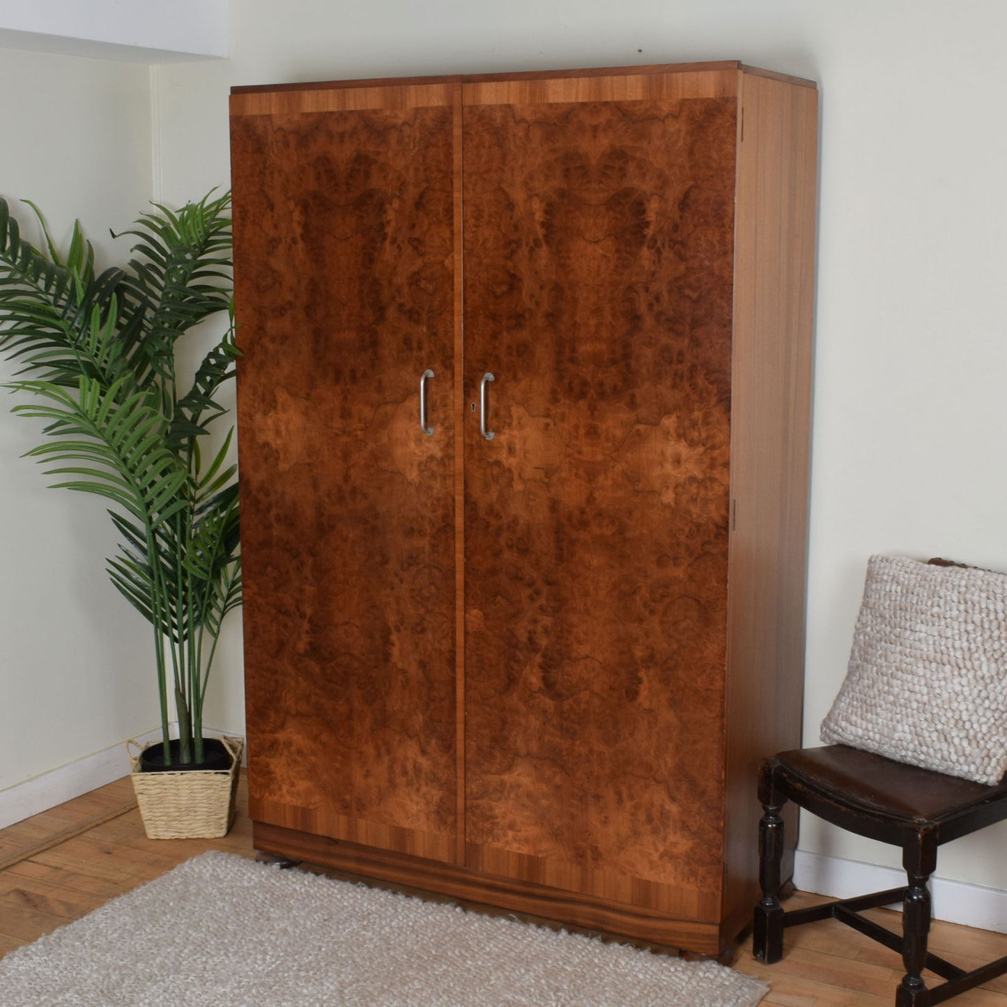 Walnut Ladies Wardrobe