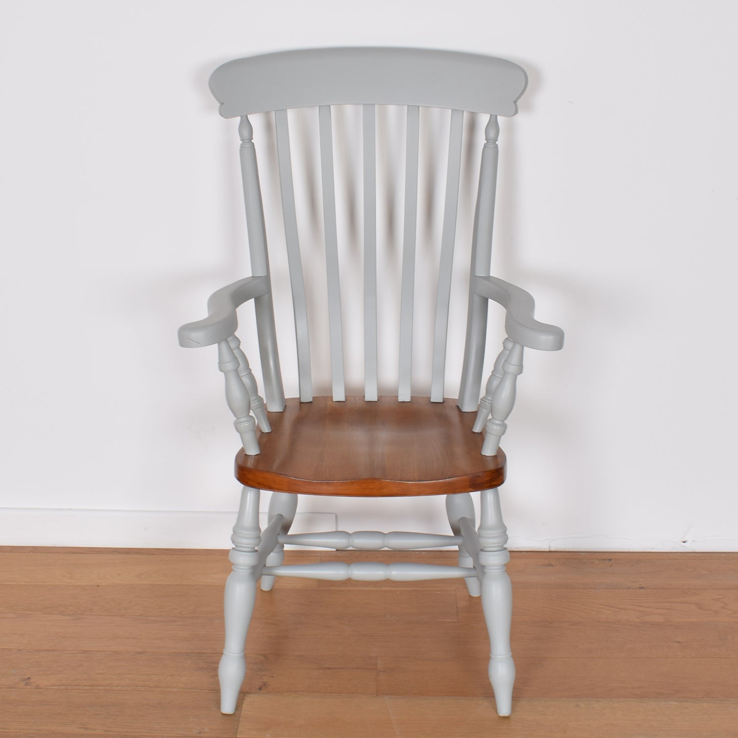 Painted Dining Table with Eight Chairs