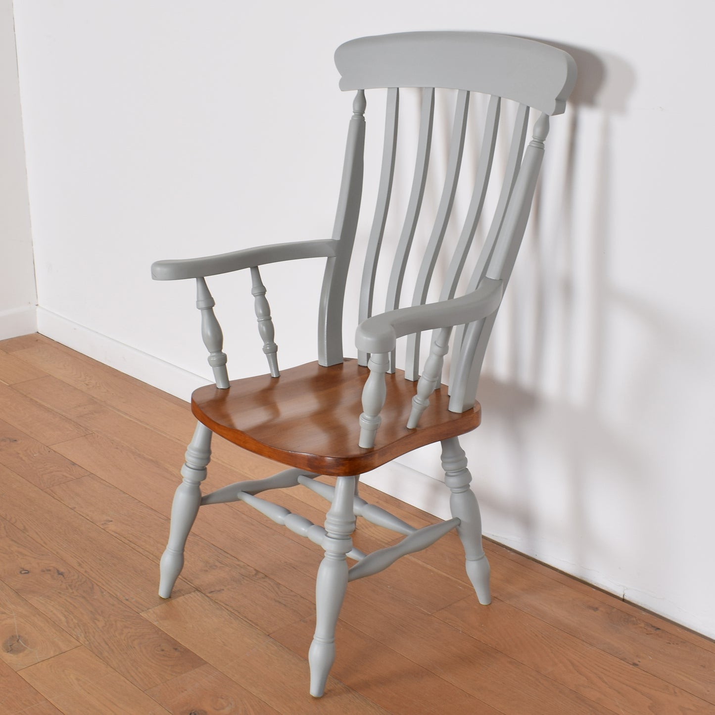 Painted Dining Table with Eight Chairs