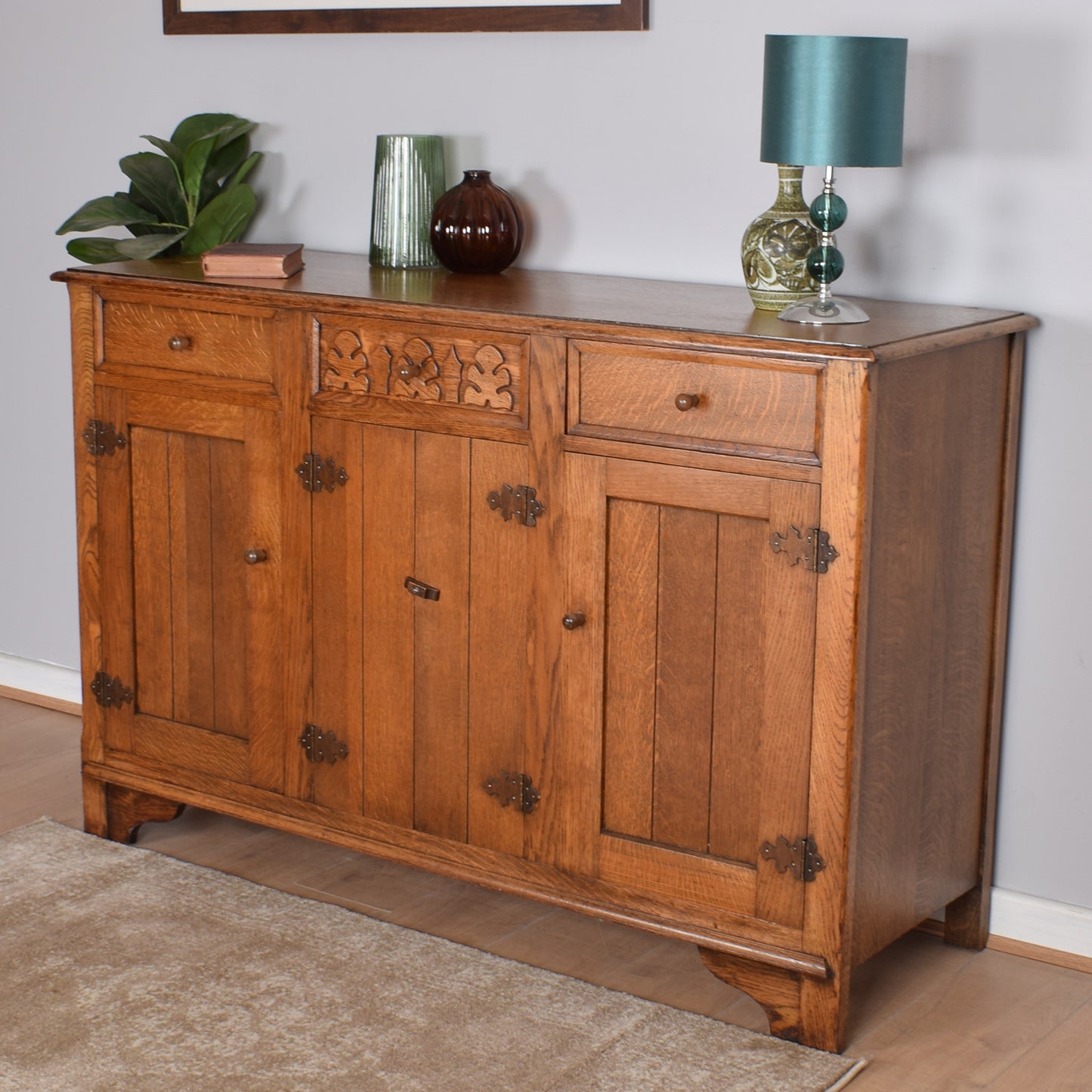Restored Oak Sideboard