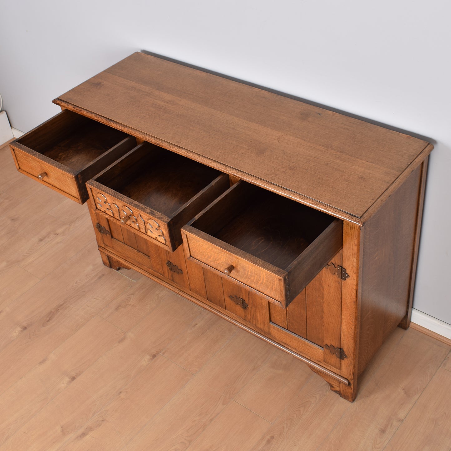Restored Oak Sideboard