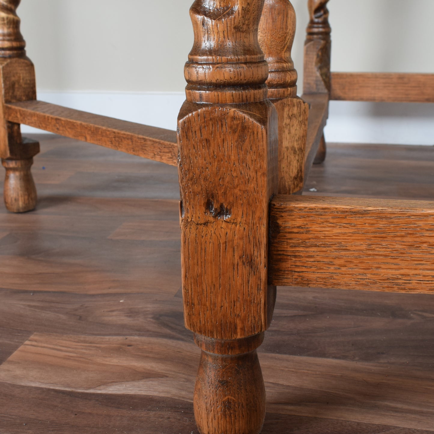 Barley Twist Drop-Leaf Table