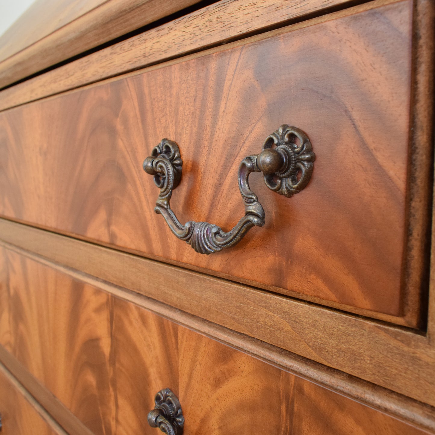 Restored Mahogany Bureau Bookcase