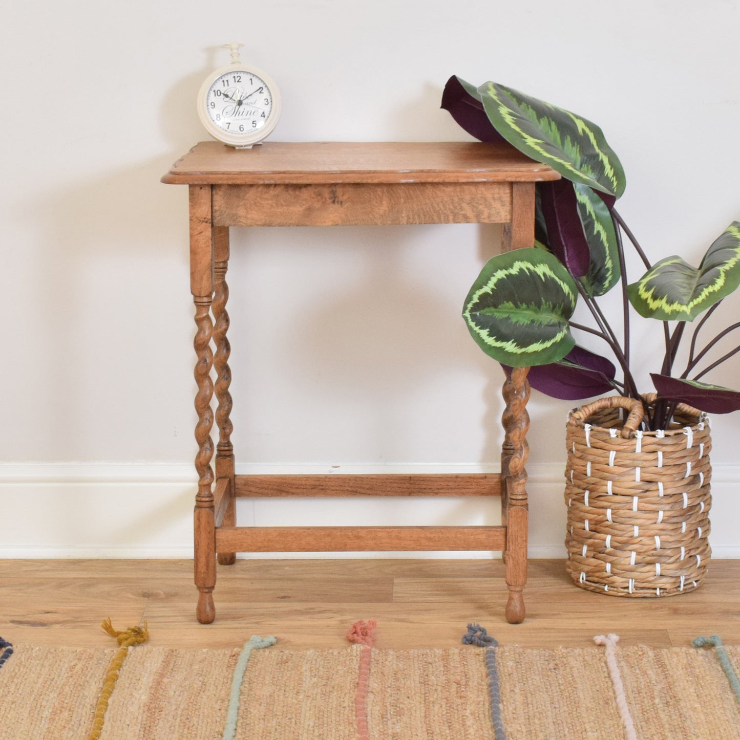 Restored Oak Occasional Table