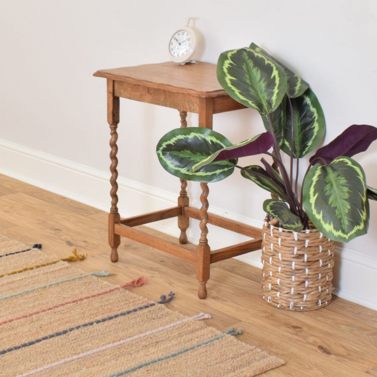 Restored Oak Occasional Table