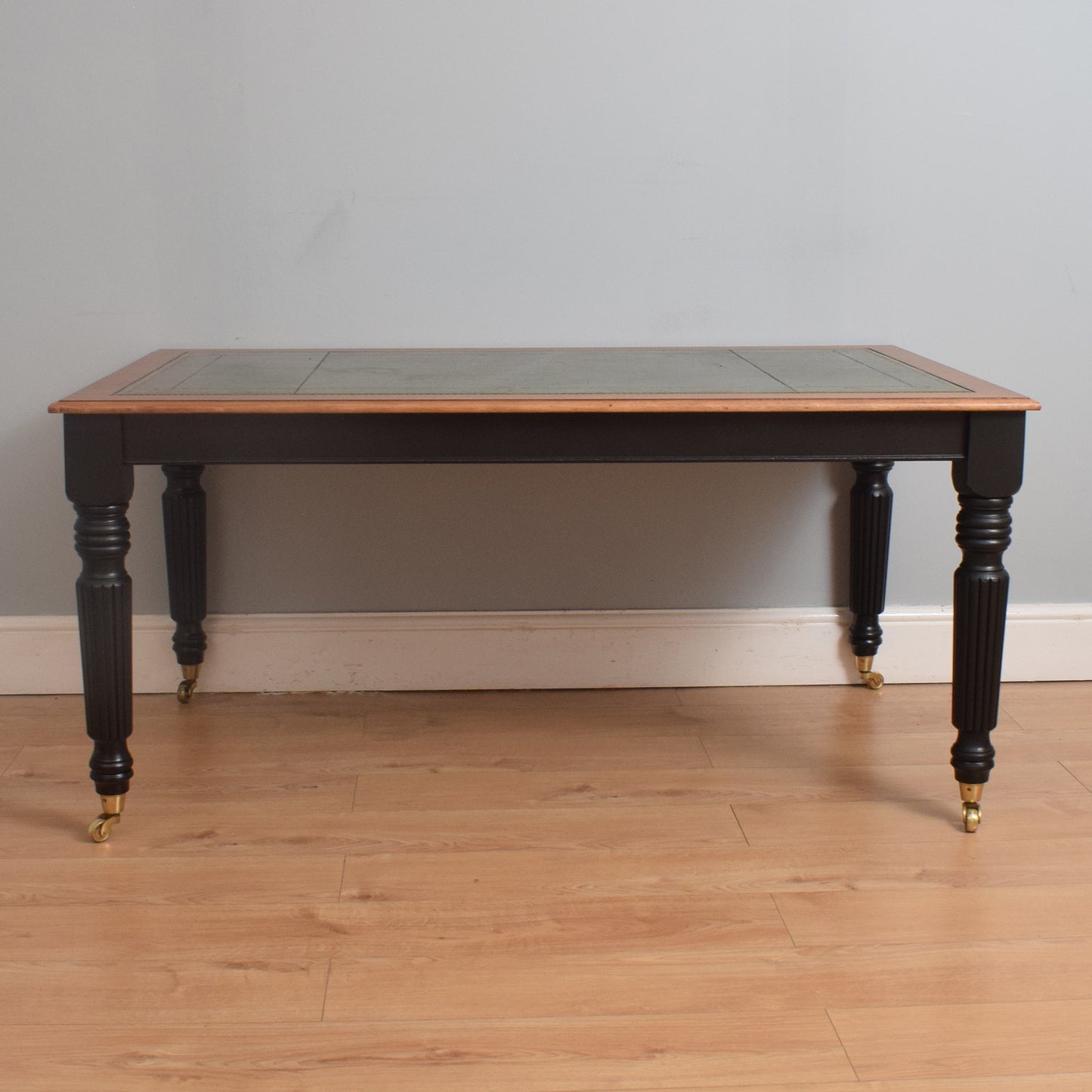 Mahogany Leather Top Desk