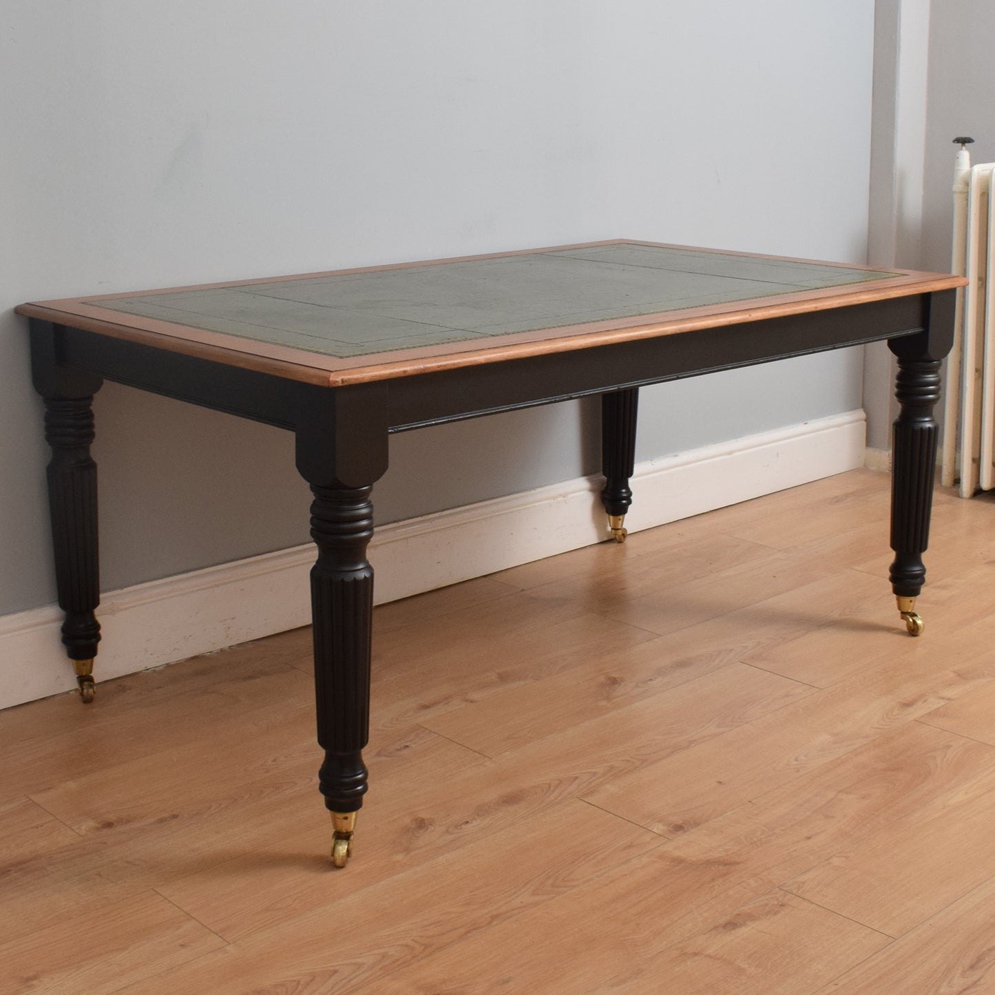 Mahogany Leather Top Desk