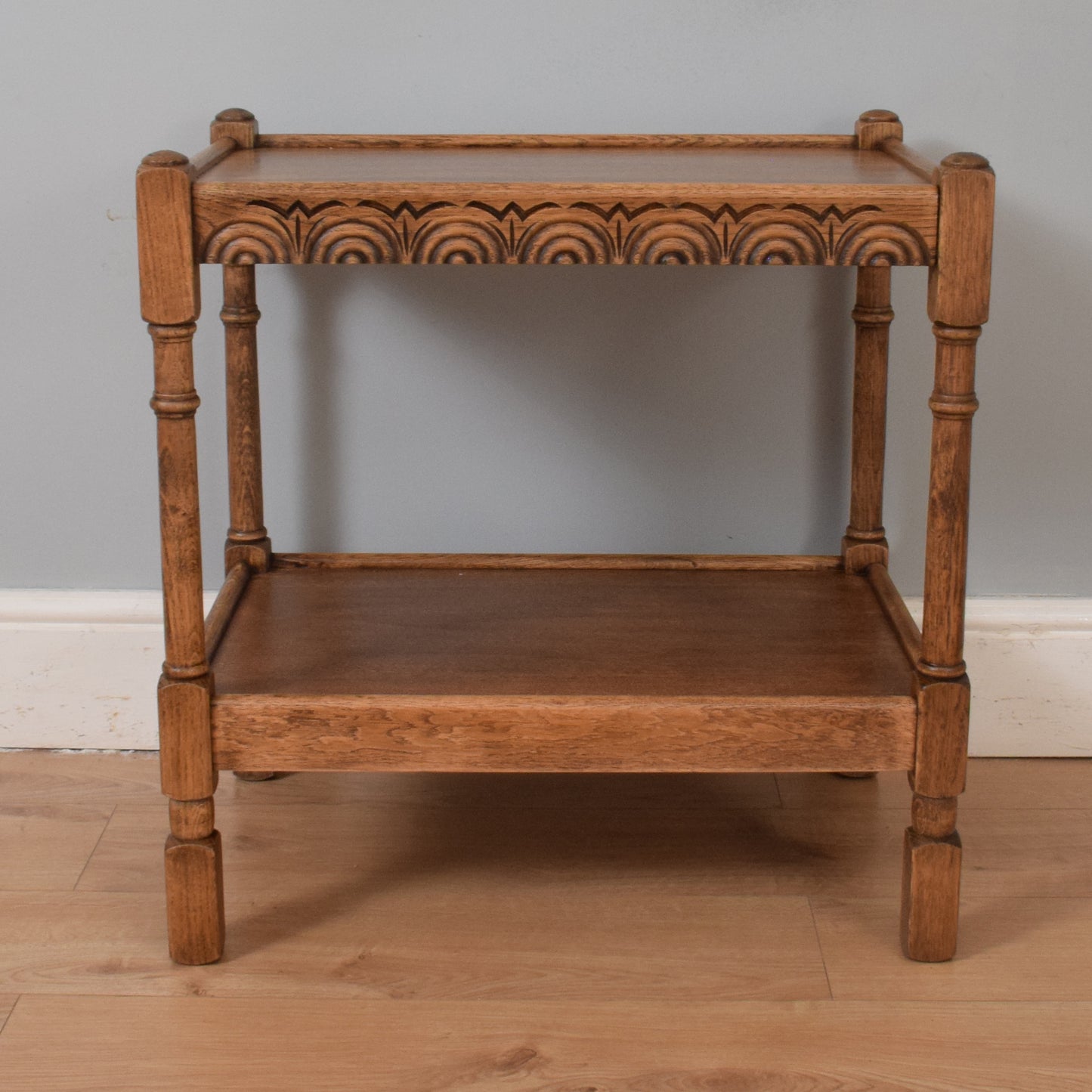 Restored Oak Hall Table