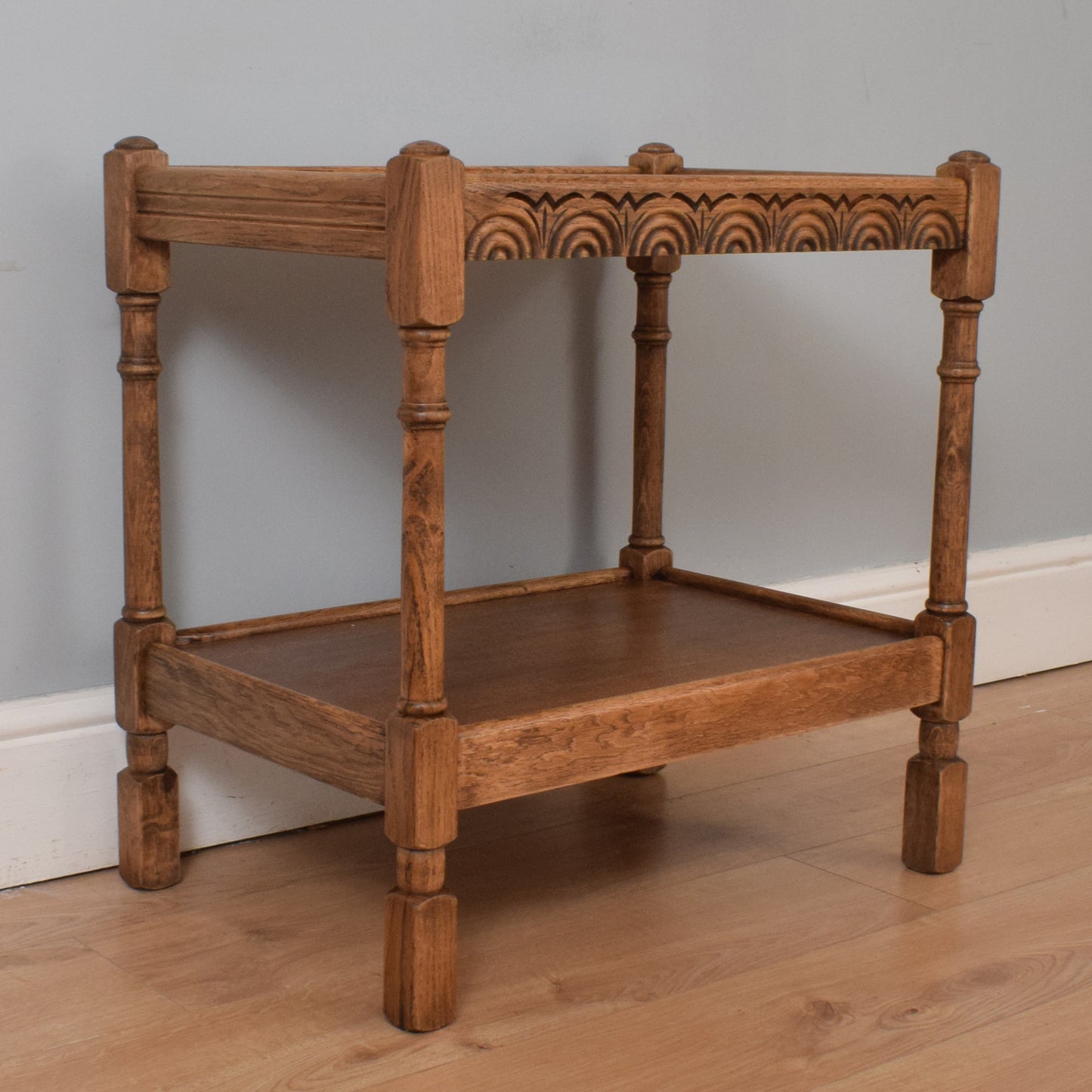 Restored Oak Hall Table