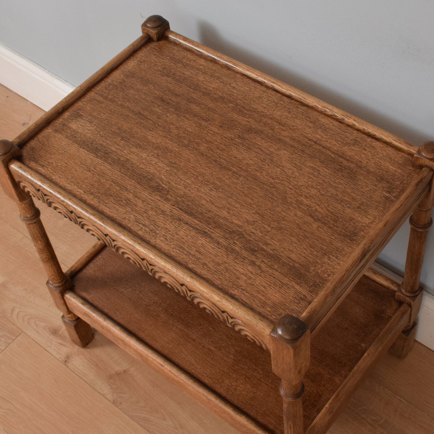 Restored Oak Hall Table