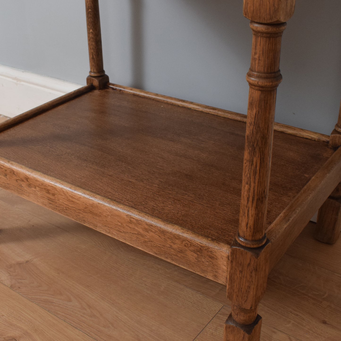 Restored Oak Hall Table
