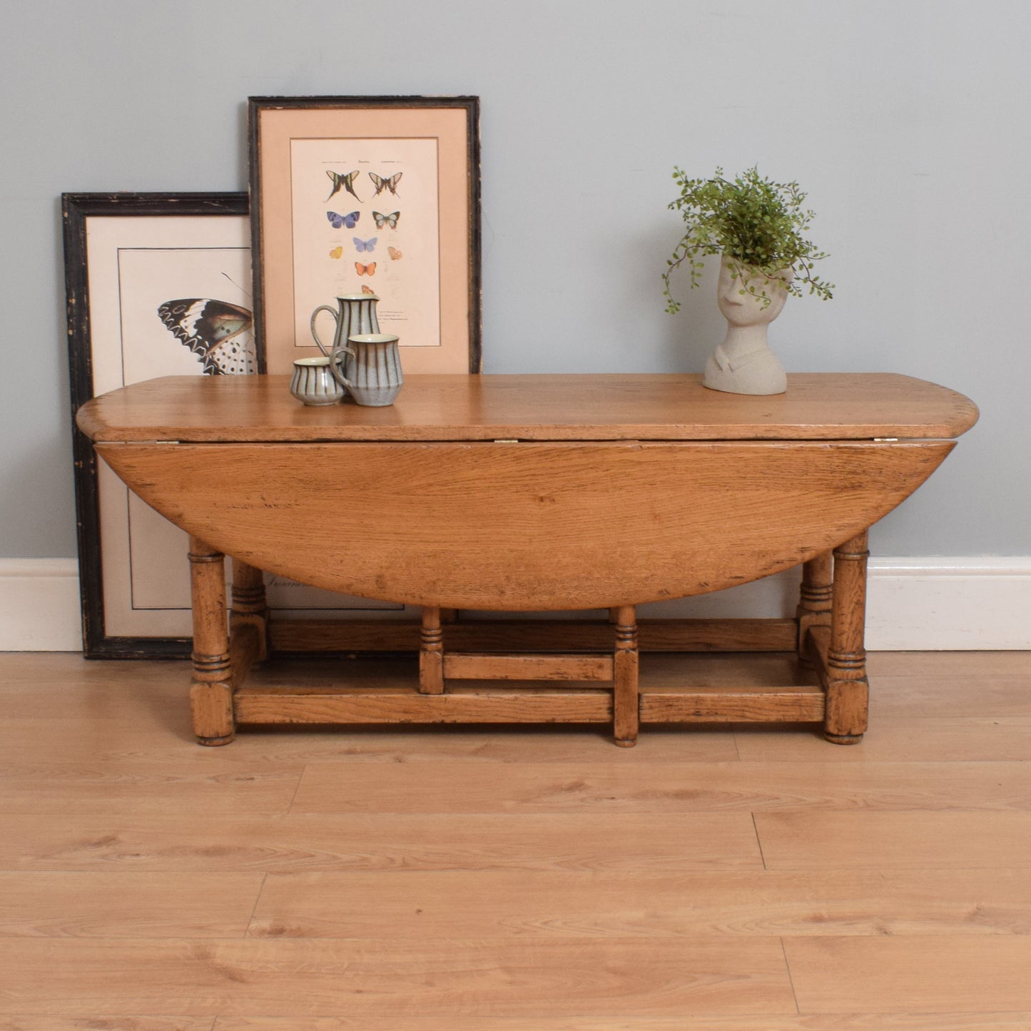 Rustic Drop-Leaf Coffee Table