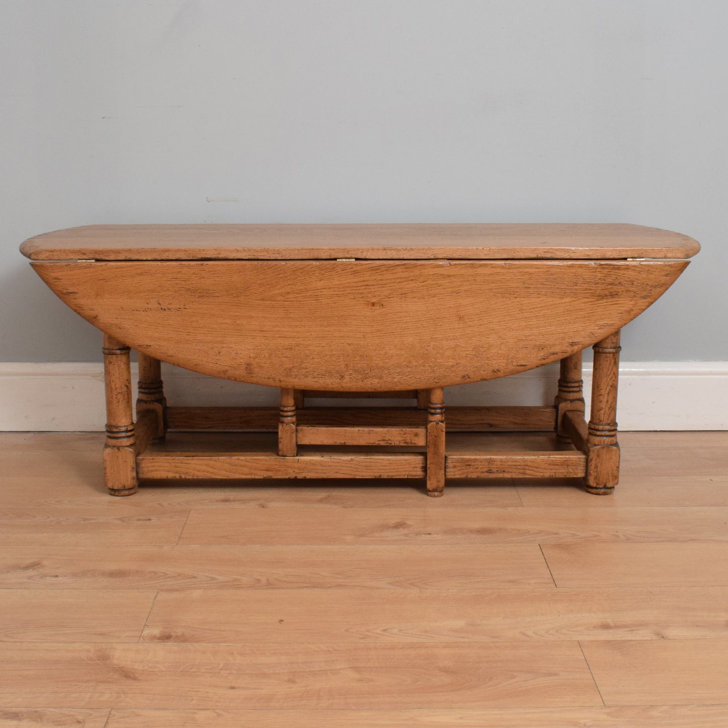Rustic Drop-Leaf Coffee Table