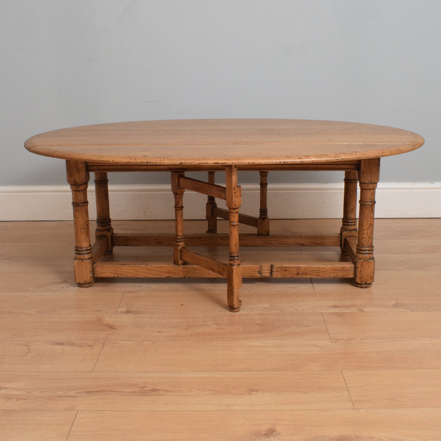 Rustic Drop-Leaf Coffee Table