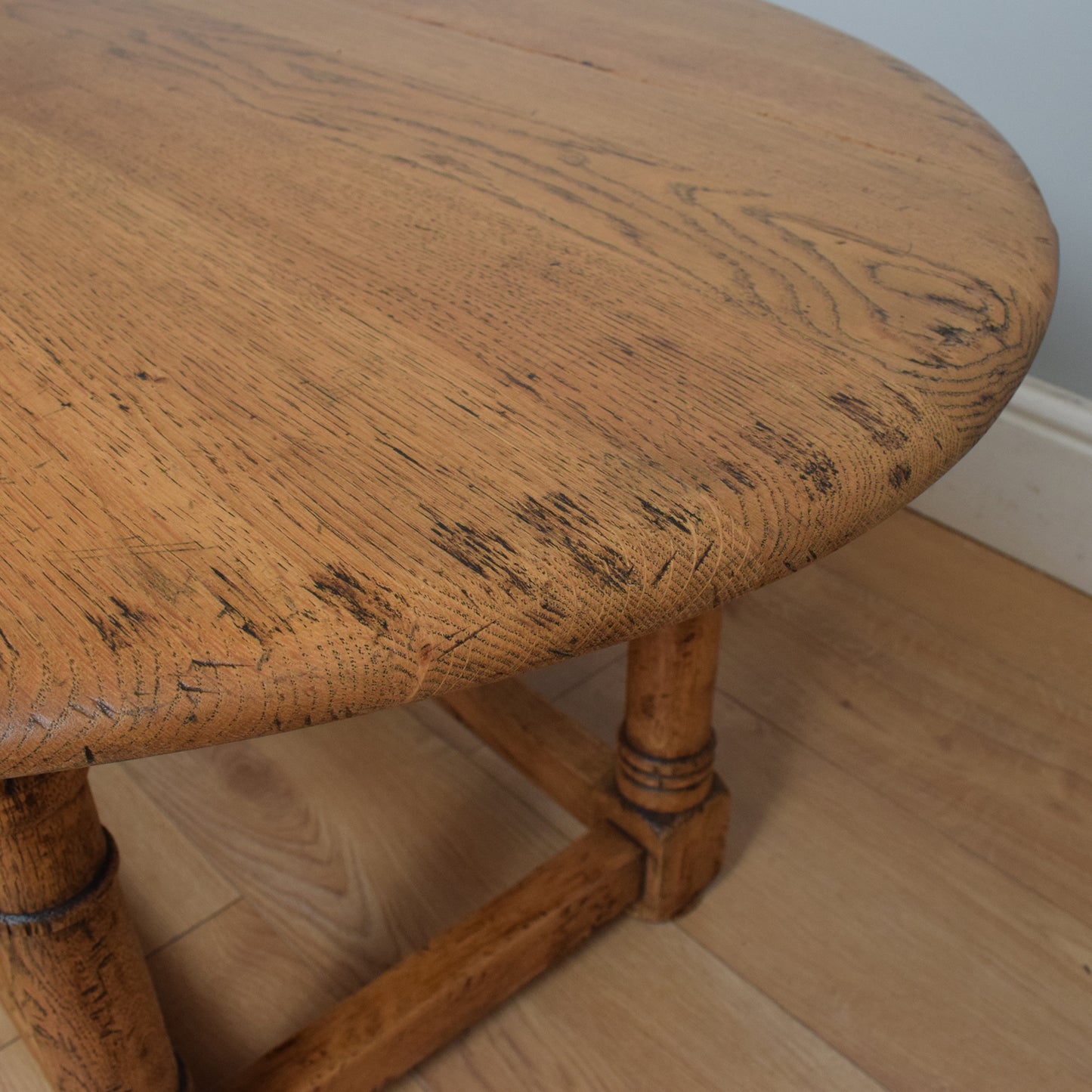 Rustic Drop-Leaf Coffee Table