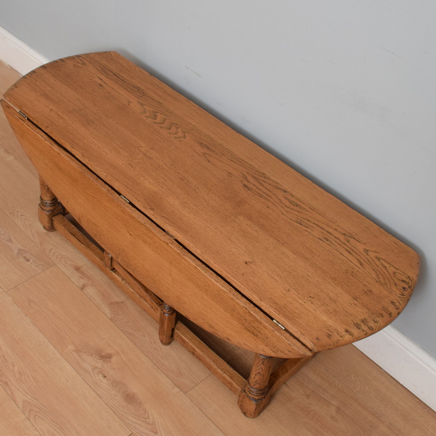 Rustic Drop-Leaf Coffee Table