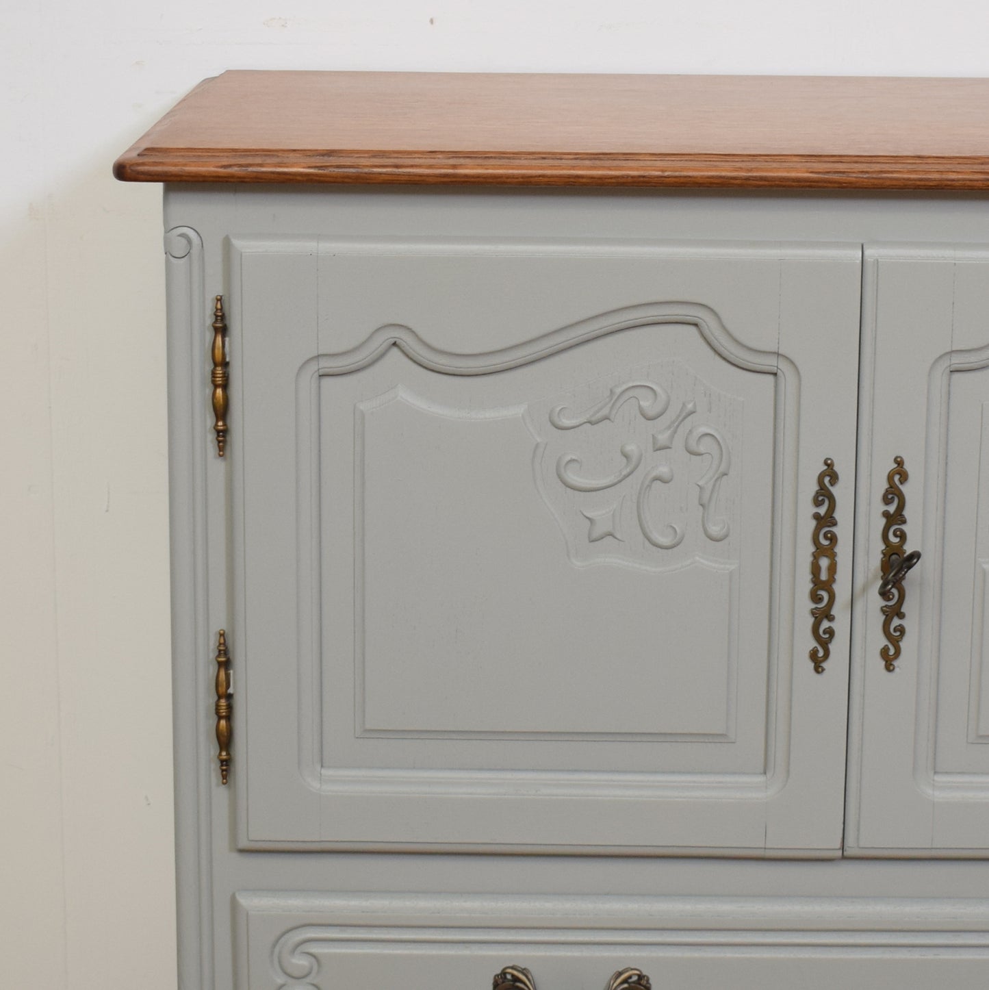 Painted French Cabinet