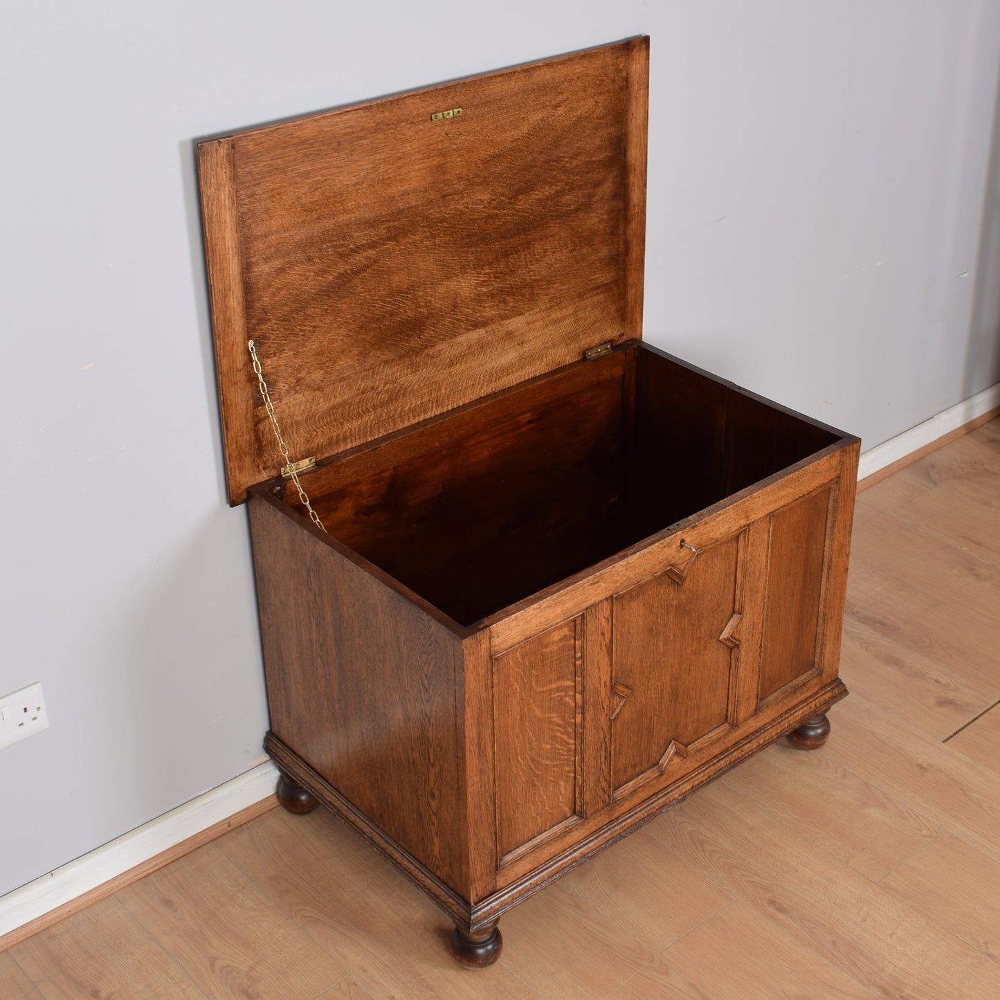 Oak Blanket Box