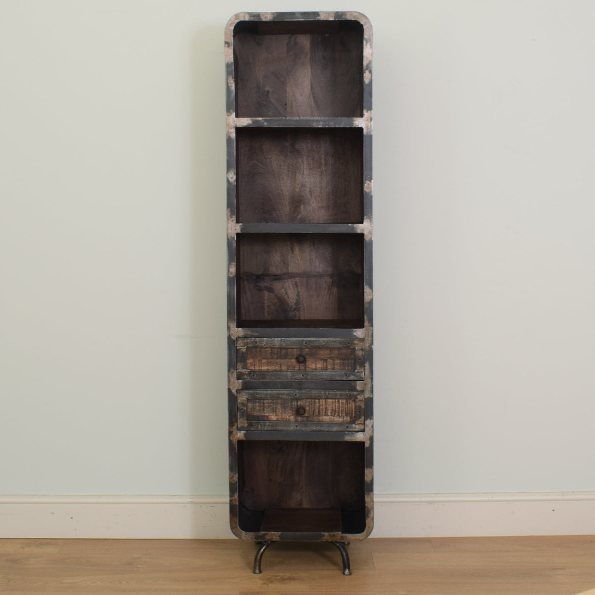 Mango & Steel Tall Bookcase