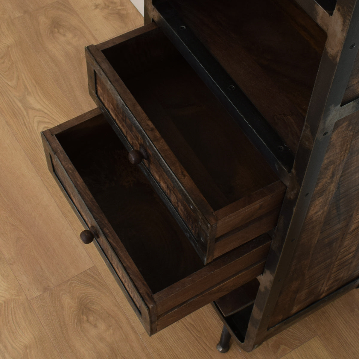 Mango & Steel Tall Bookcase