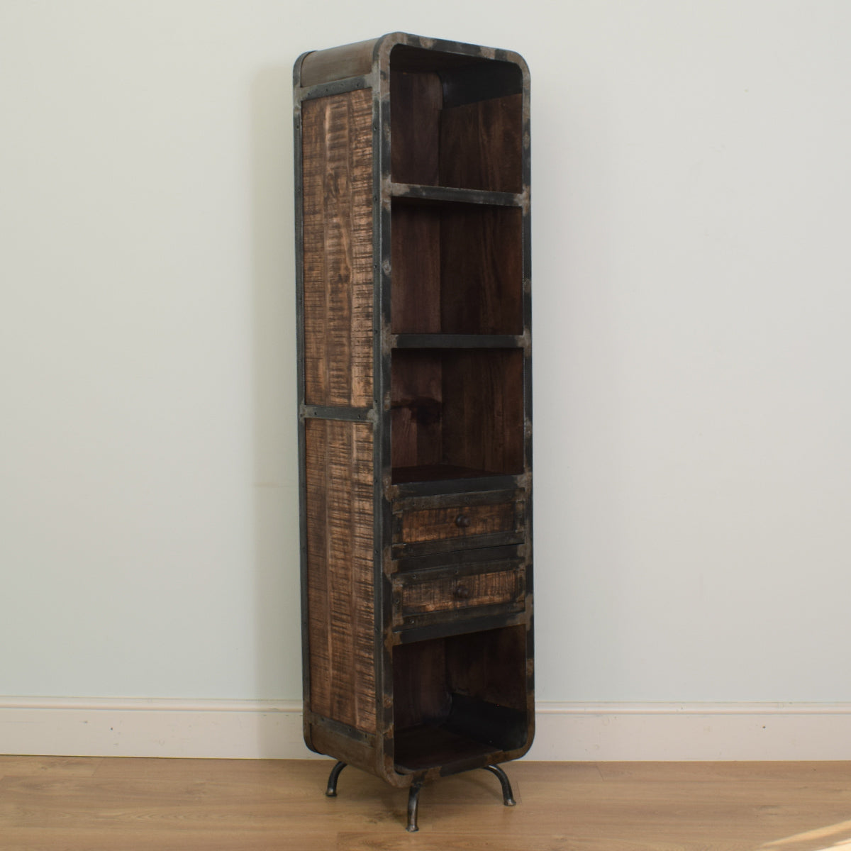 Mango & Steel Tall Bookcase