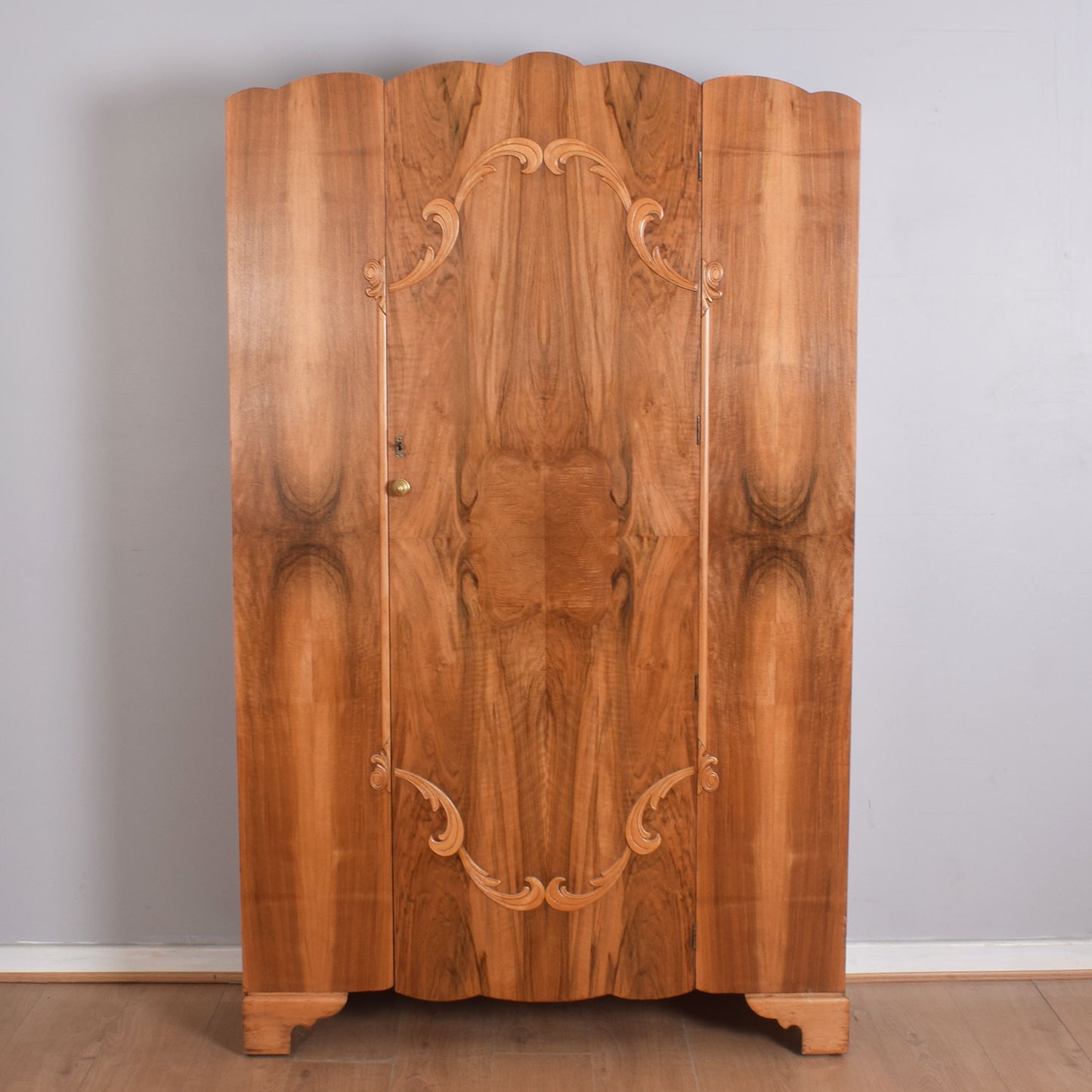 Walnut Veneered Wardrobe