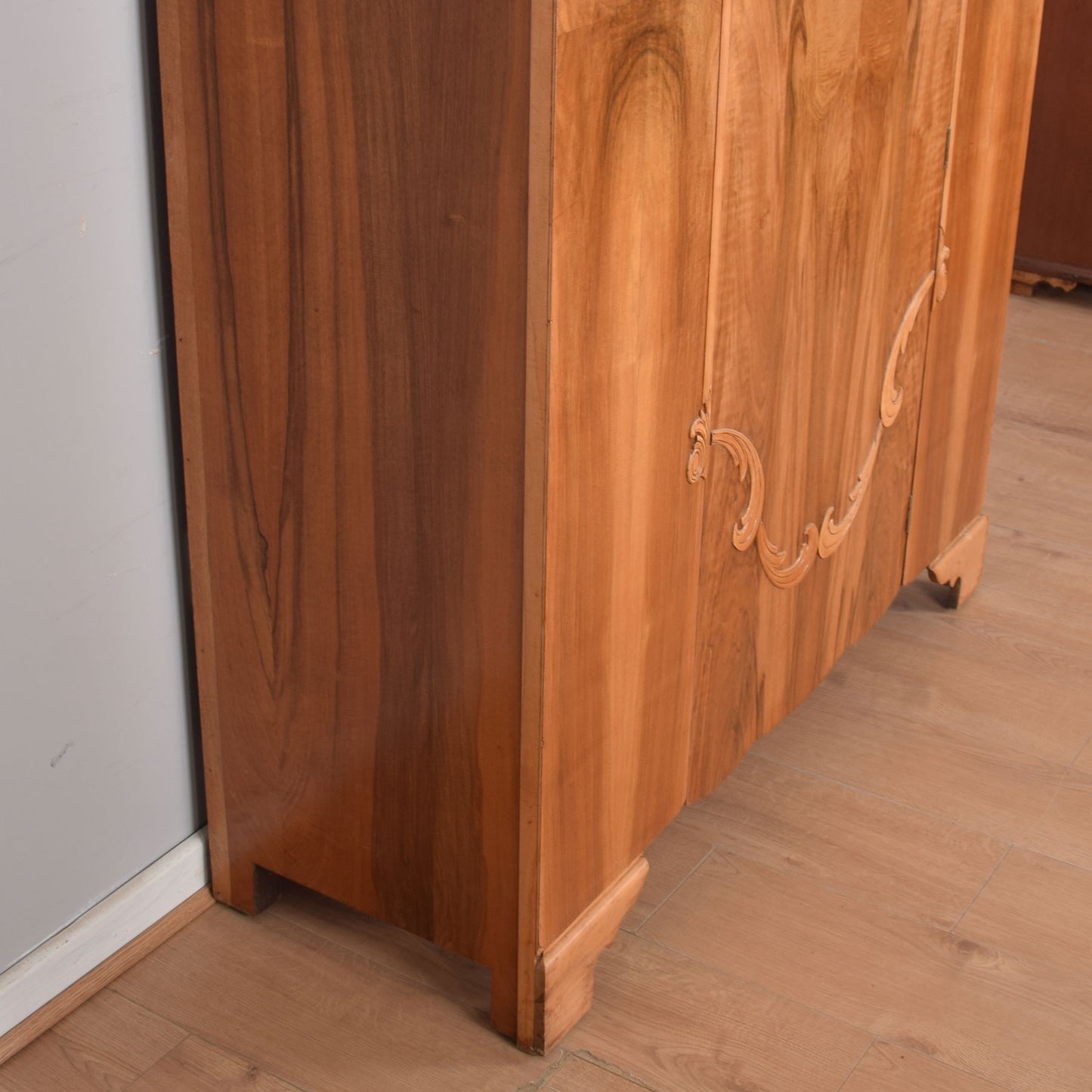 Walnut Veneered Wardrobe