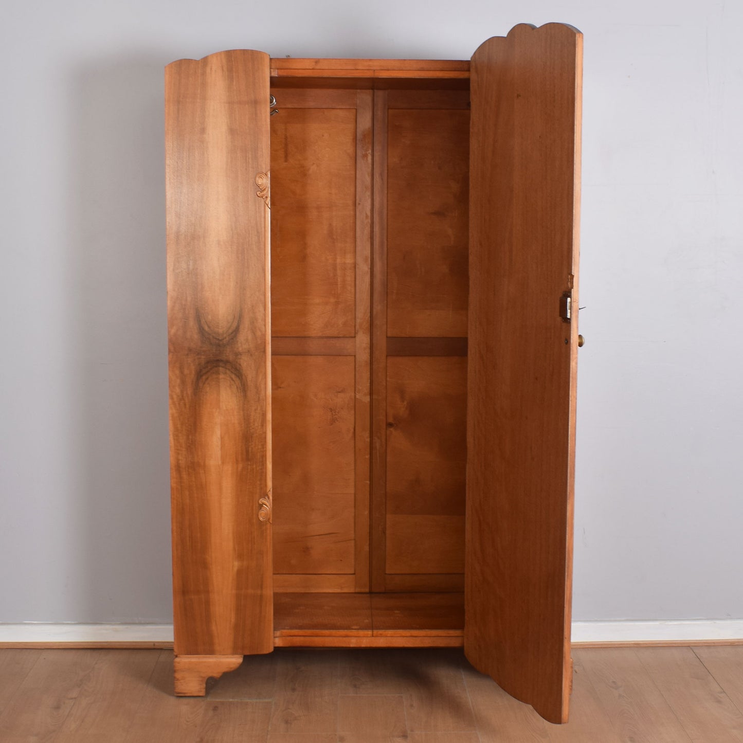 Walnut Veneered Wardrobe
