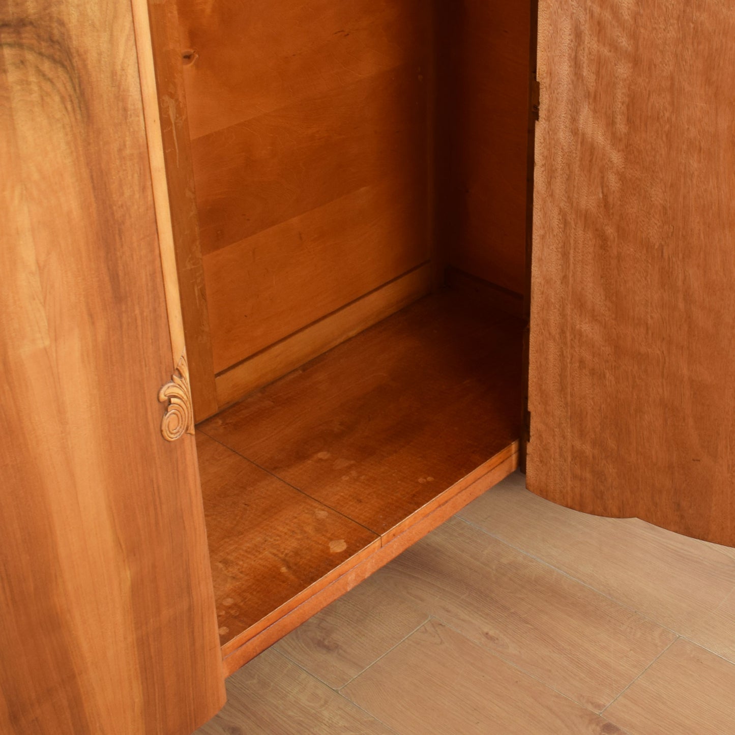 Walnut Veneered Wardrobe