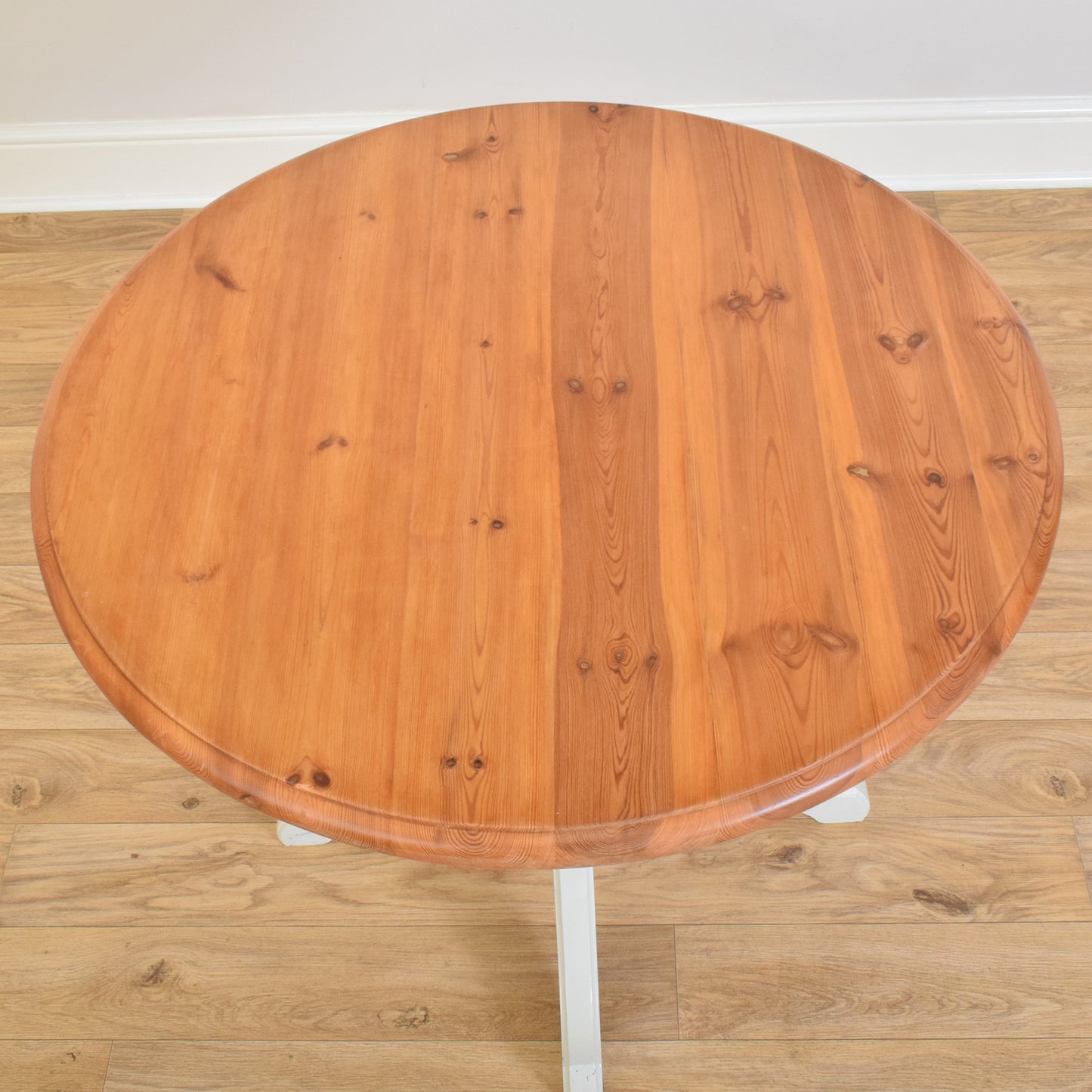 Painted Pine Table and Four Chairs