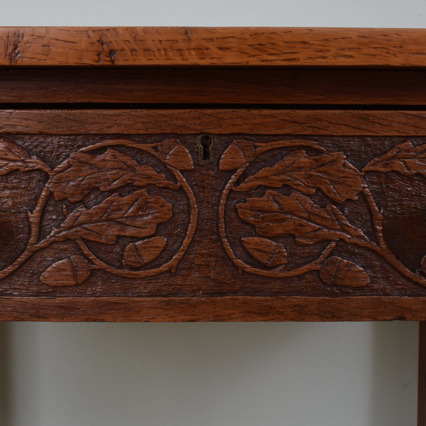 Carved Oak Side Table