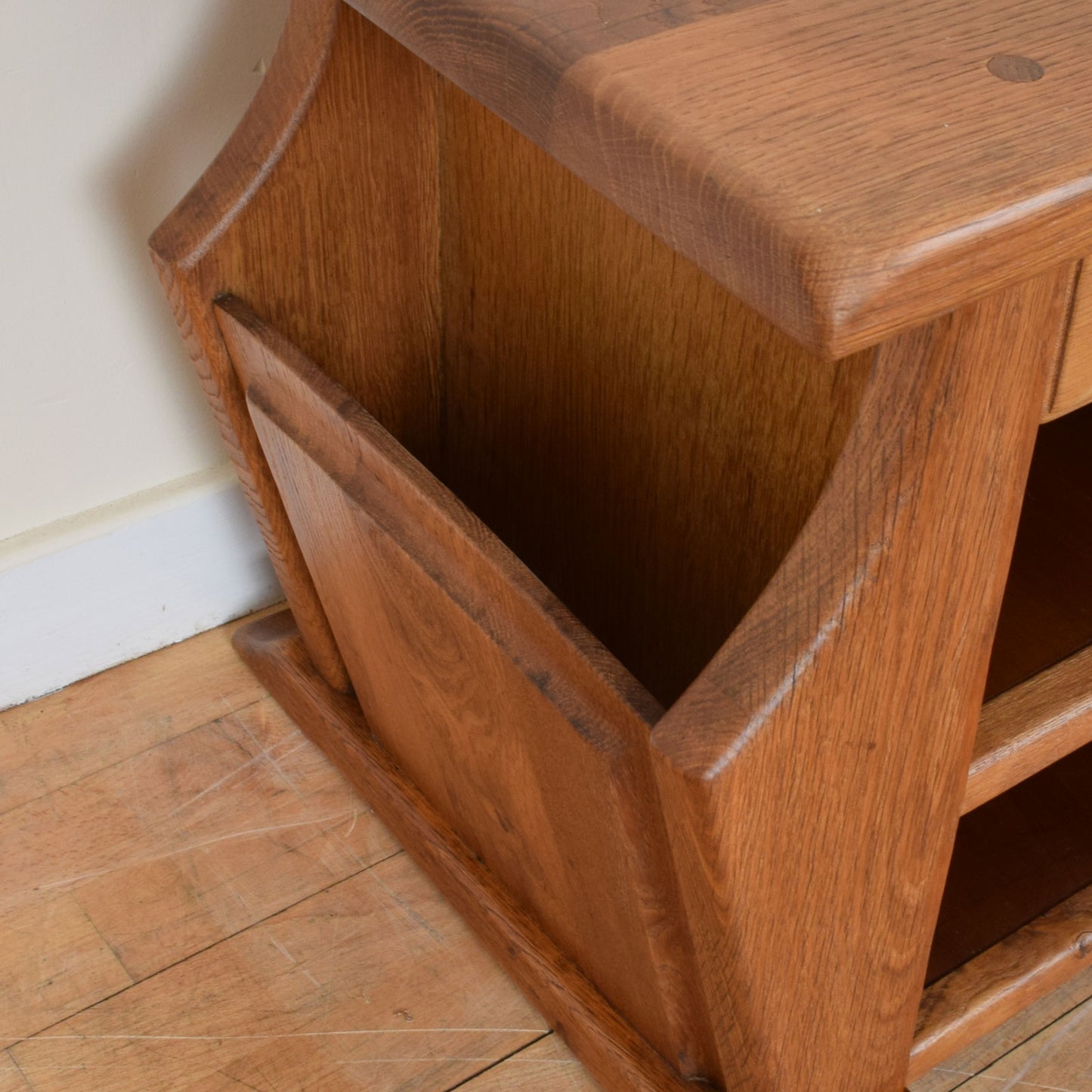 Dutch Oak Magazine Rack