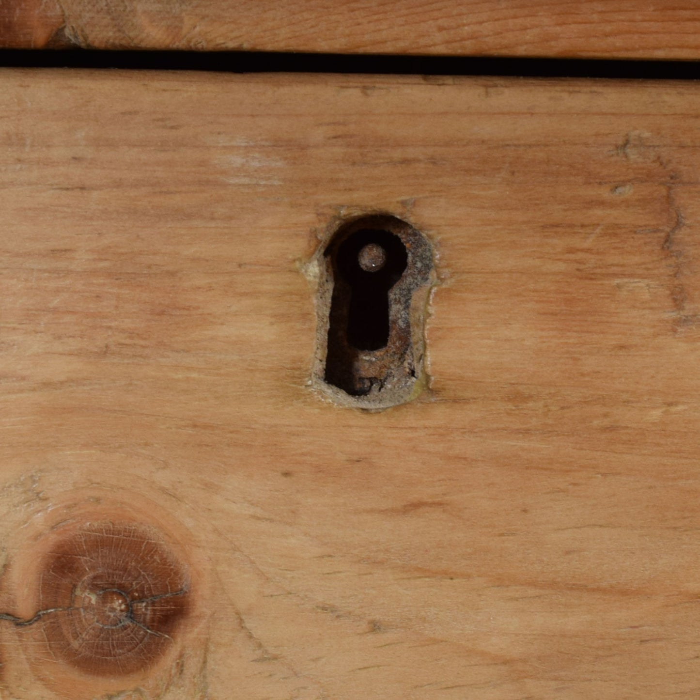 Rustic Pine Chest of Drawers