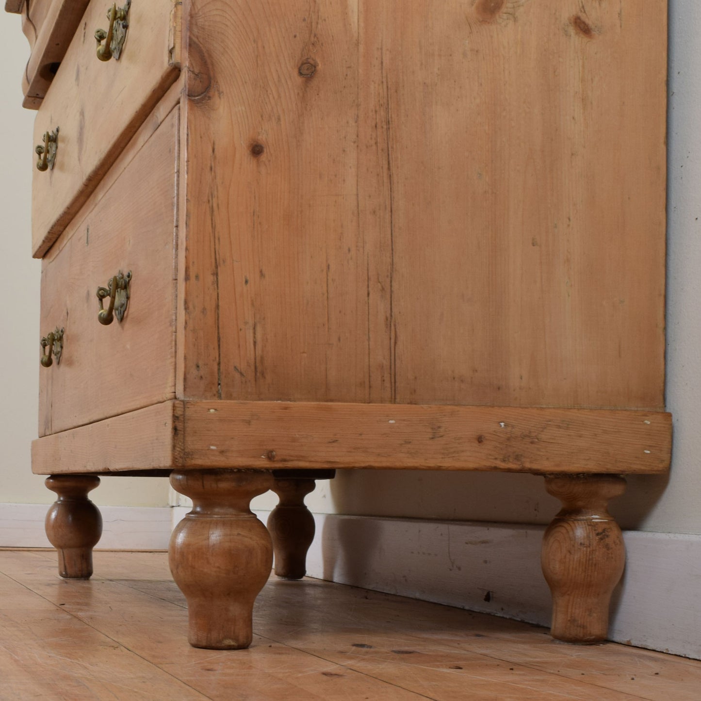 Rustic Pine Chest of Drawers