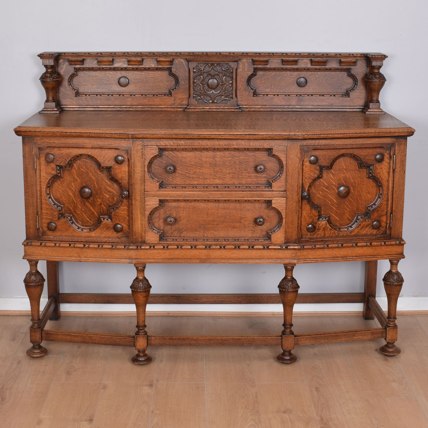 Restored Vintage Oak Sideboard