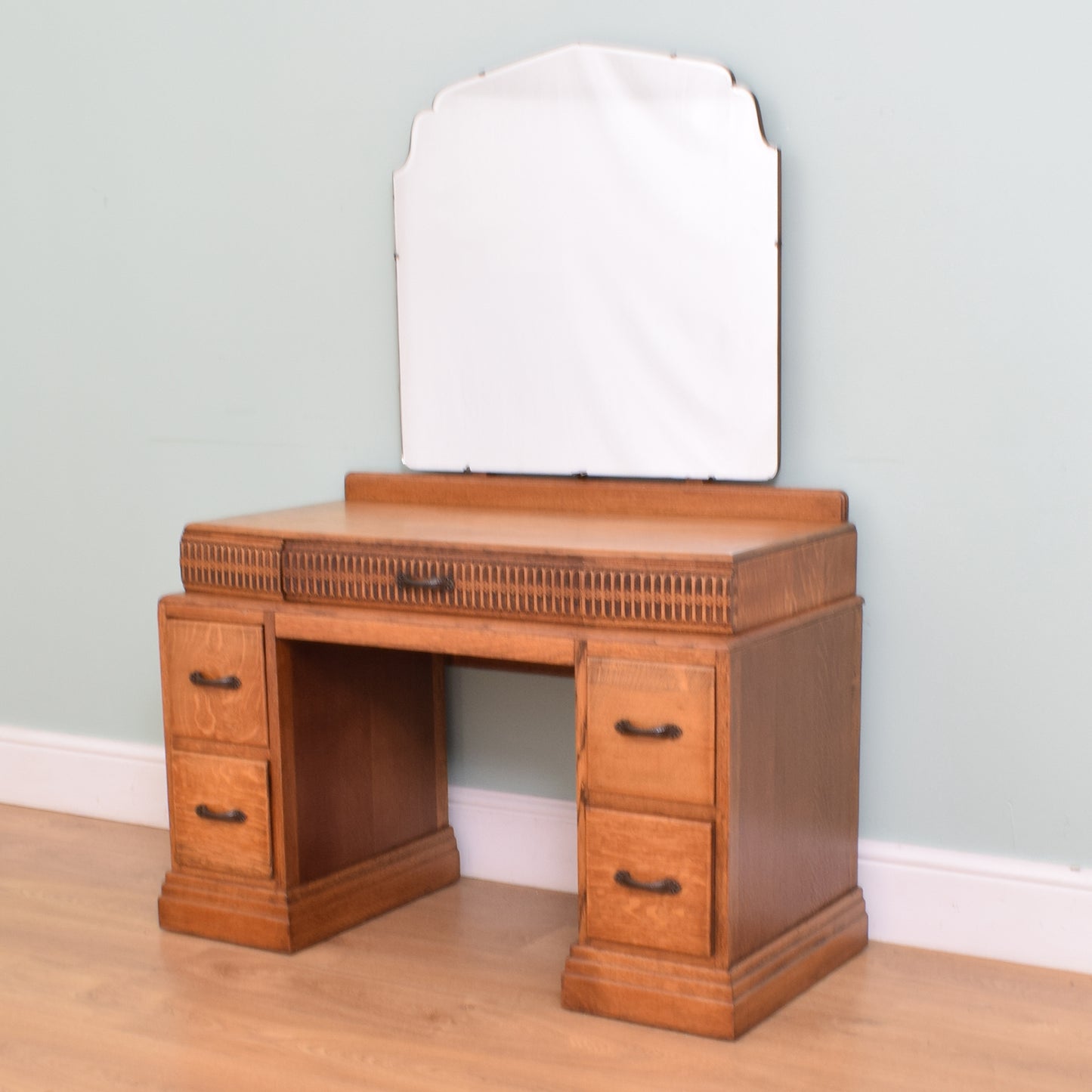 Restored Oak Dressing Table