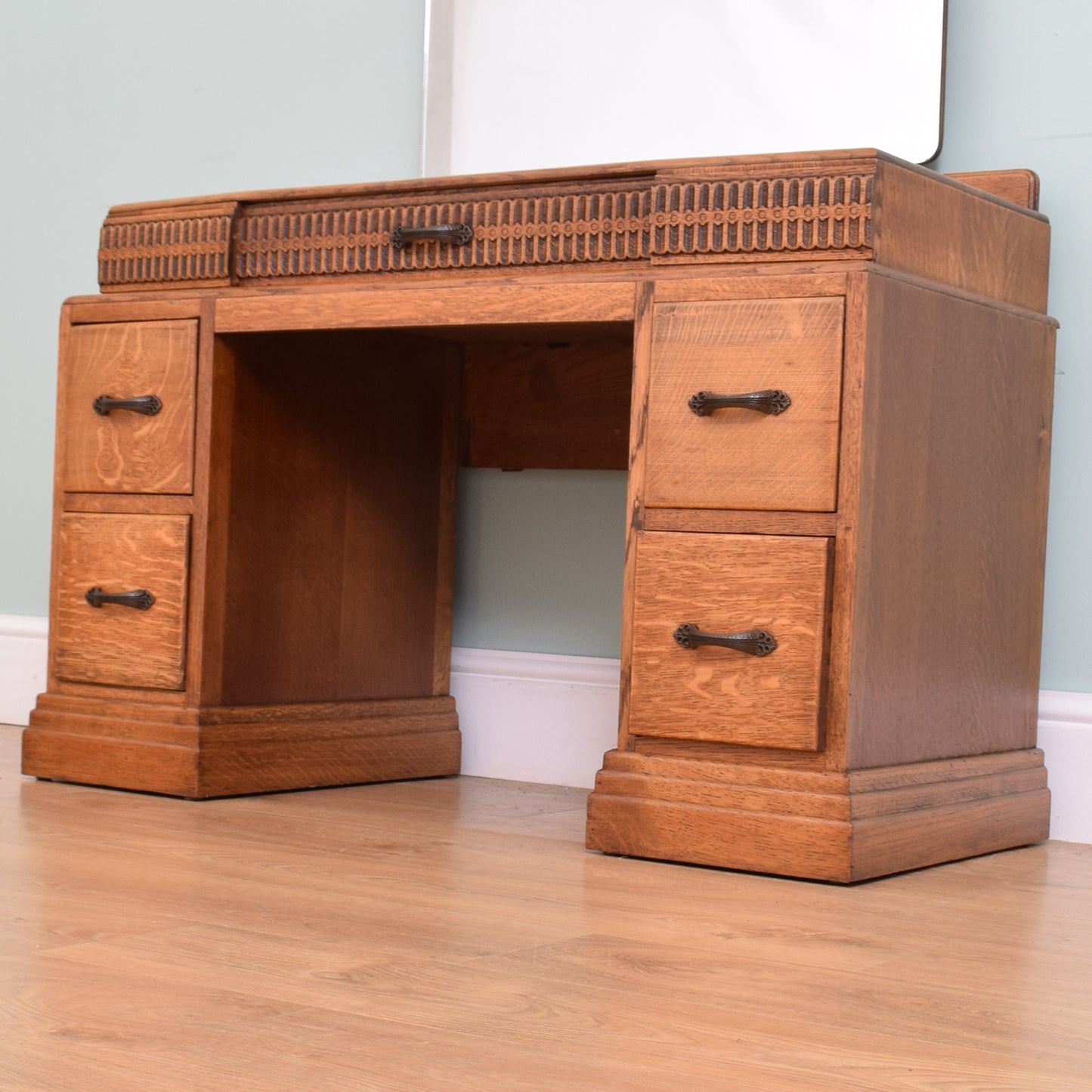 Restored Oak Dressing Table