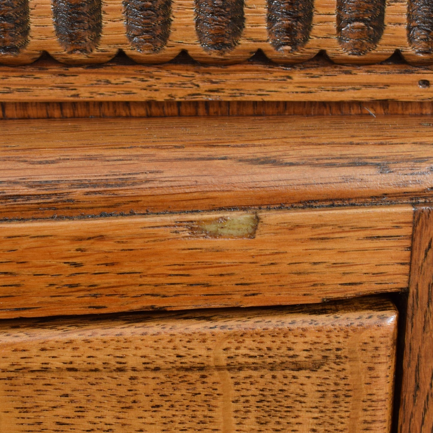 Restored Oak Dressing Table