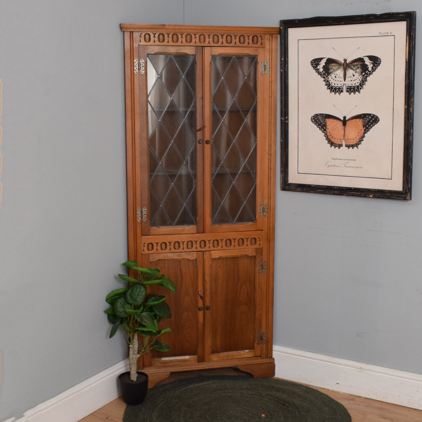 Restored Corner Cabinet