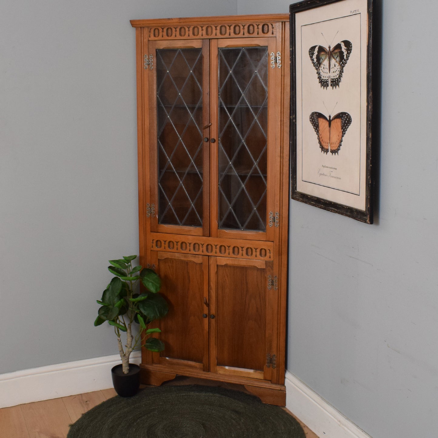 Restored Corner Cabinet